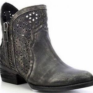 CIRCLE G NEW WOMEN'S SHORTIE‎ CUTOUT BOOTIE Size 8